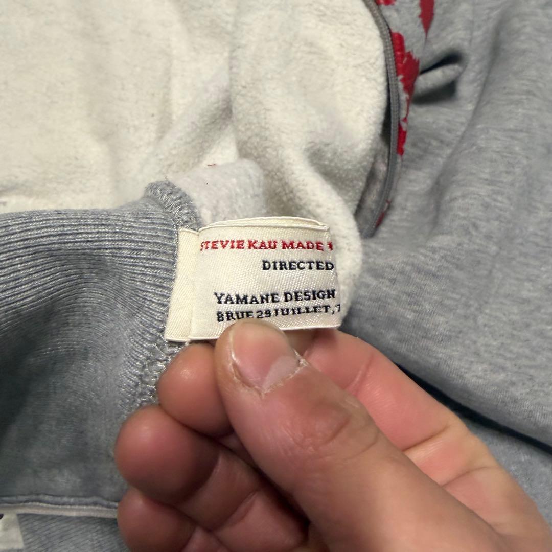 EVISU ジップアップスウェット　ロゴプリント　カモメ　希少デザイン　Y2K