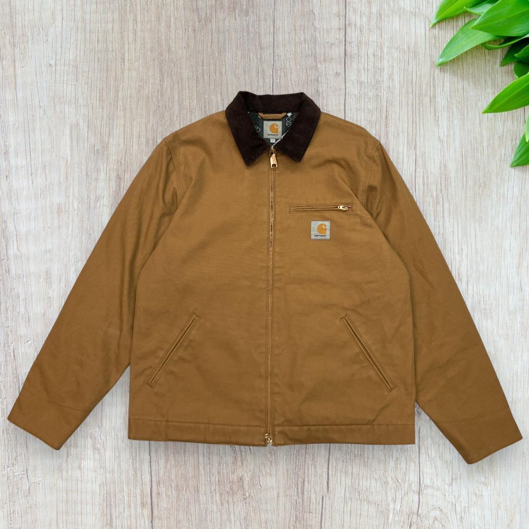 美品 カーハート carhartt WIP デトロイトジャケット 茶 L 43