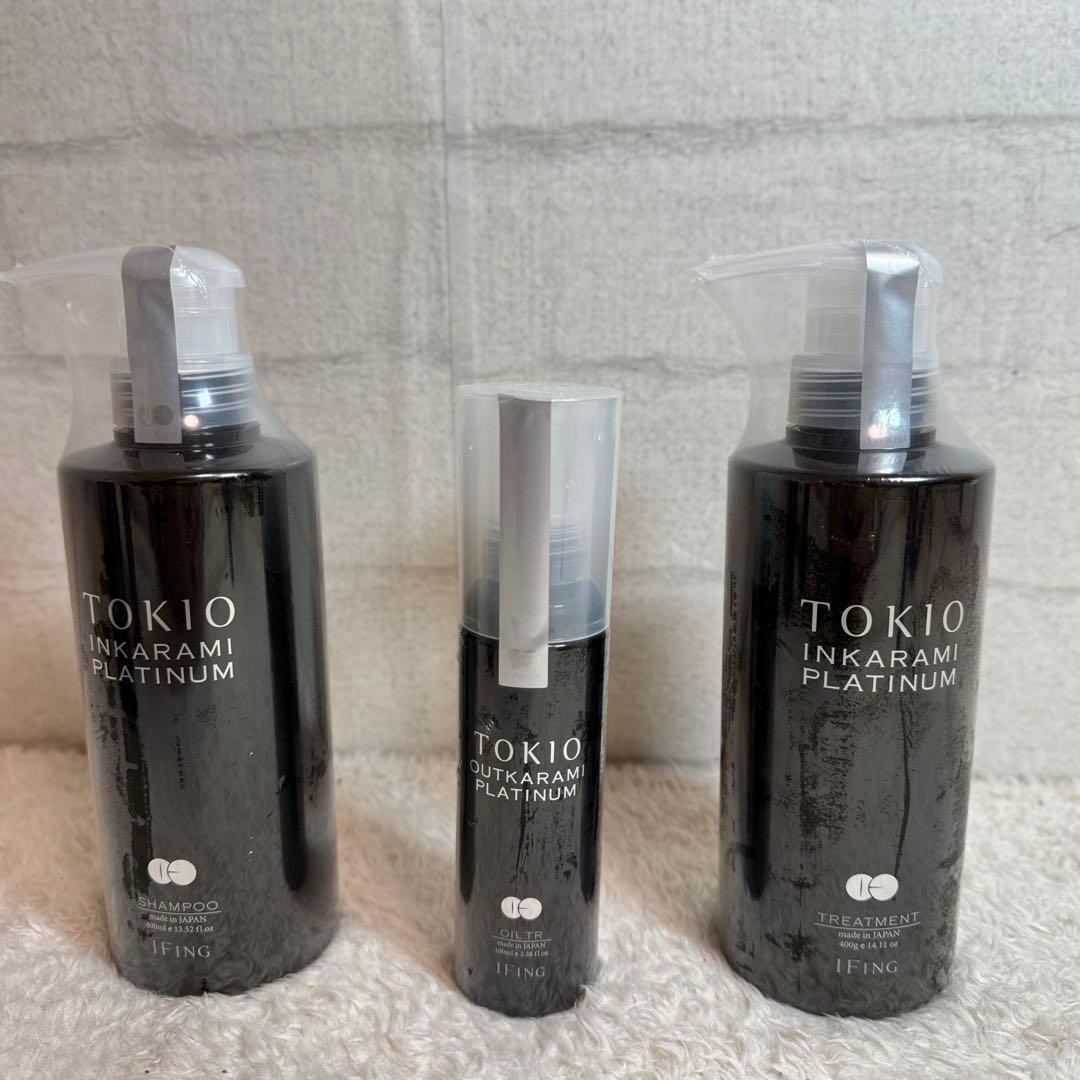 トキオインカラミプラチナム400 サイズ シャンプー&トリートメント&オイル②
