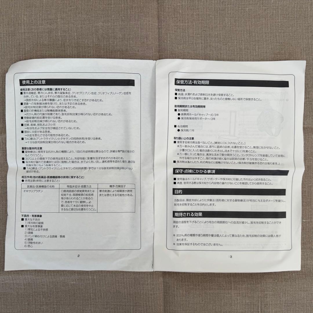 【お値下げしました】愛帽アイスジャパン社頭皮冷却セット¥48000→¥42000