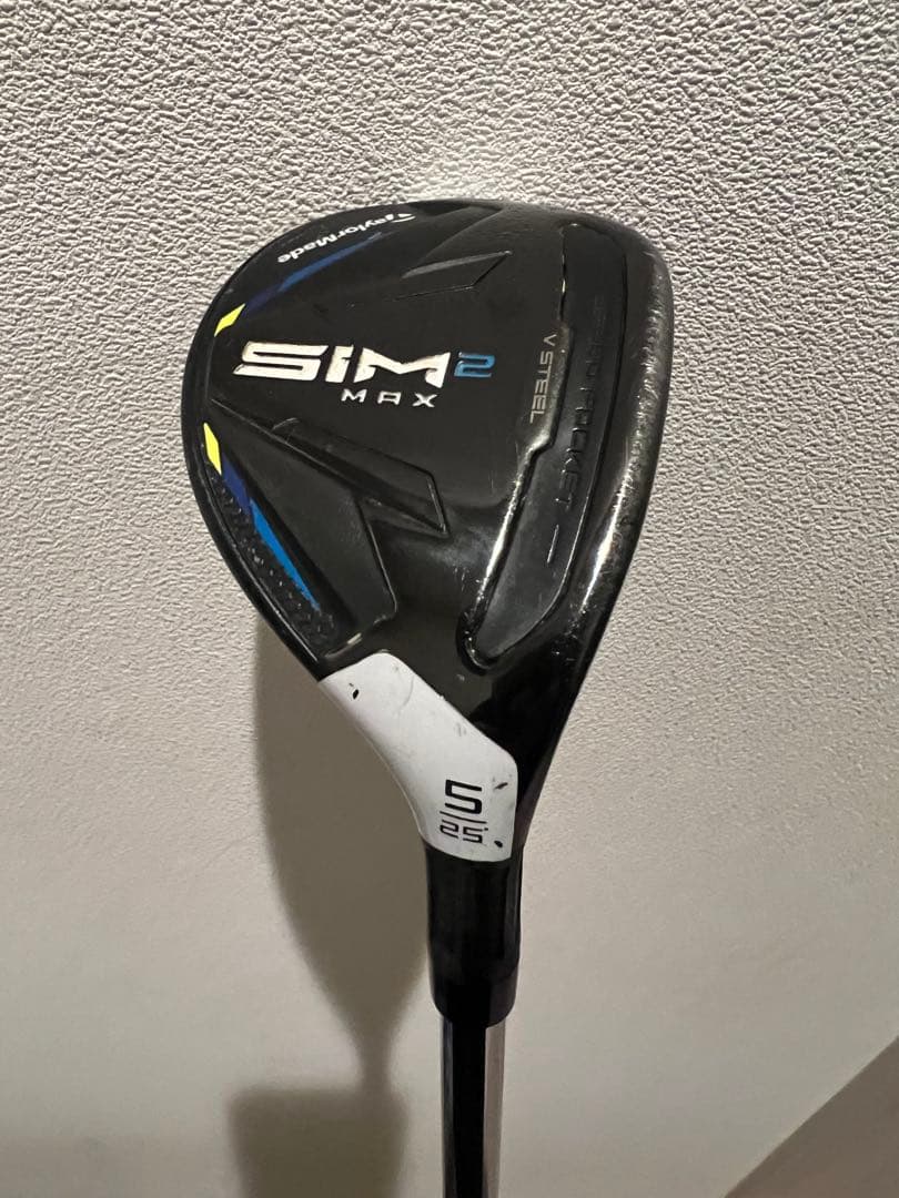 テーラーメイド SIM2 MAX ユーティリティ 5U 25°スチールシャフト