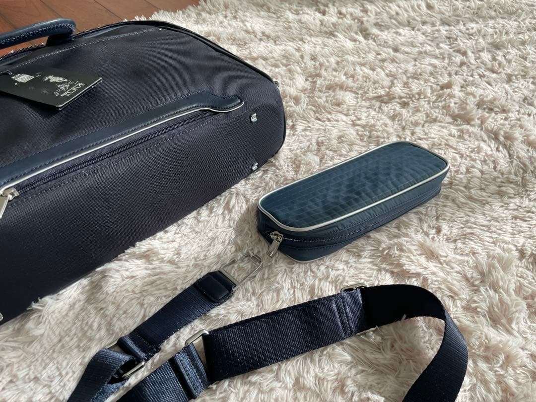 [新品タグ付]Tumi ビジネスバッグ ネイビーメンズ