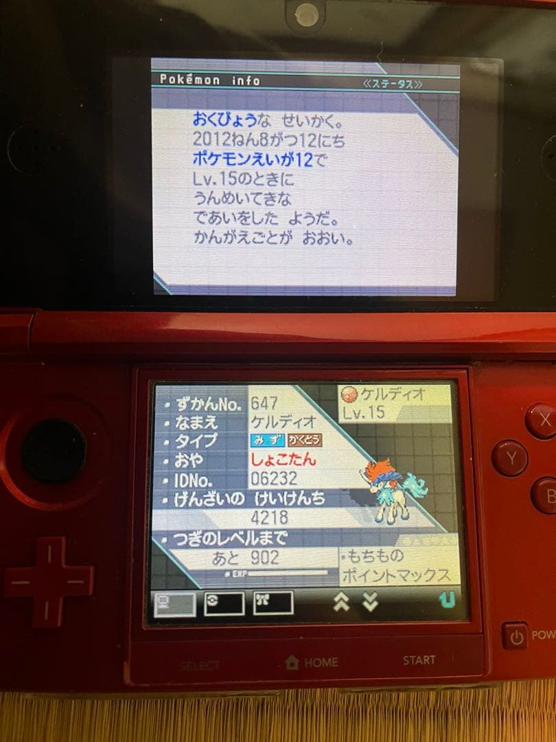 ポケットモンスター ブラック 配布ポケモン　色違い5種