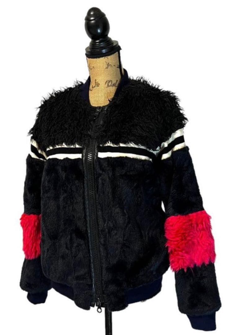 レア！美品　異素材ファーMIXブルゾン　セントアンドリュース　ジップジャケット