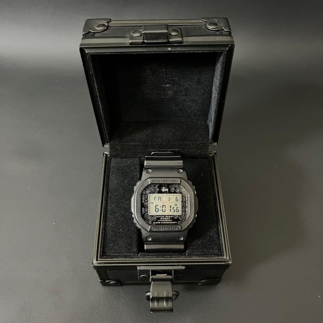 【新品電池交換済/箱付き】STUSSY × G-SHOCK DW-5000ST