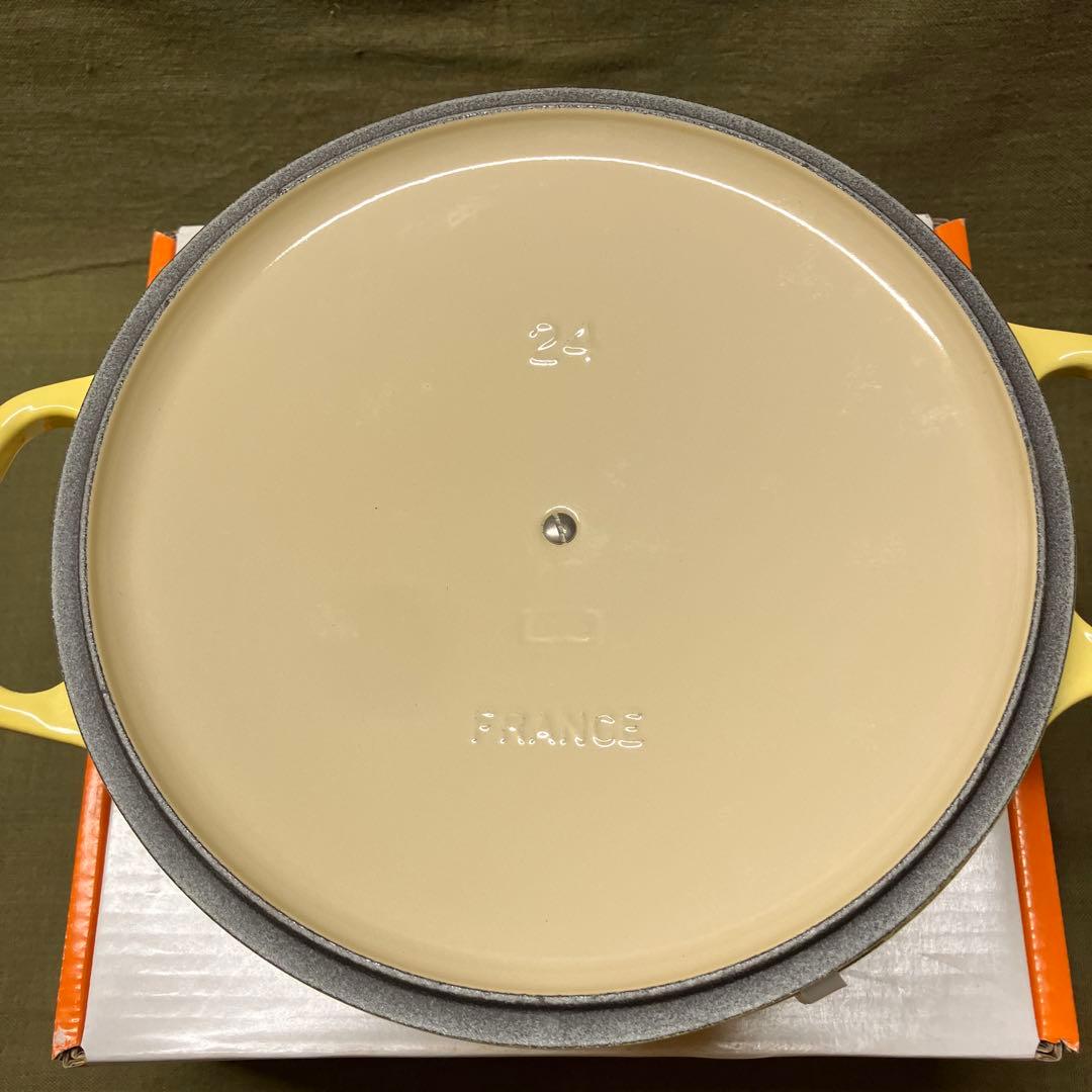 【新品未使用】24cm ル・クルーゼ ココット ロンド シグニチャー