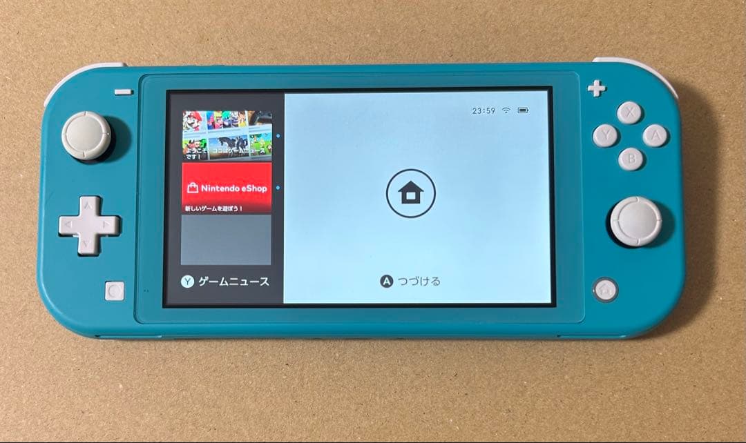 ニンテンドースイッチライト ターコイズ　本体のみ中古品☆