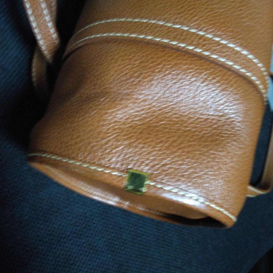 L*A様 美品！YSL ブラウンレザー ハンドバッグ！自宅保管品！
