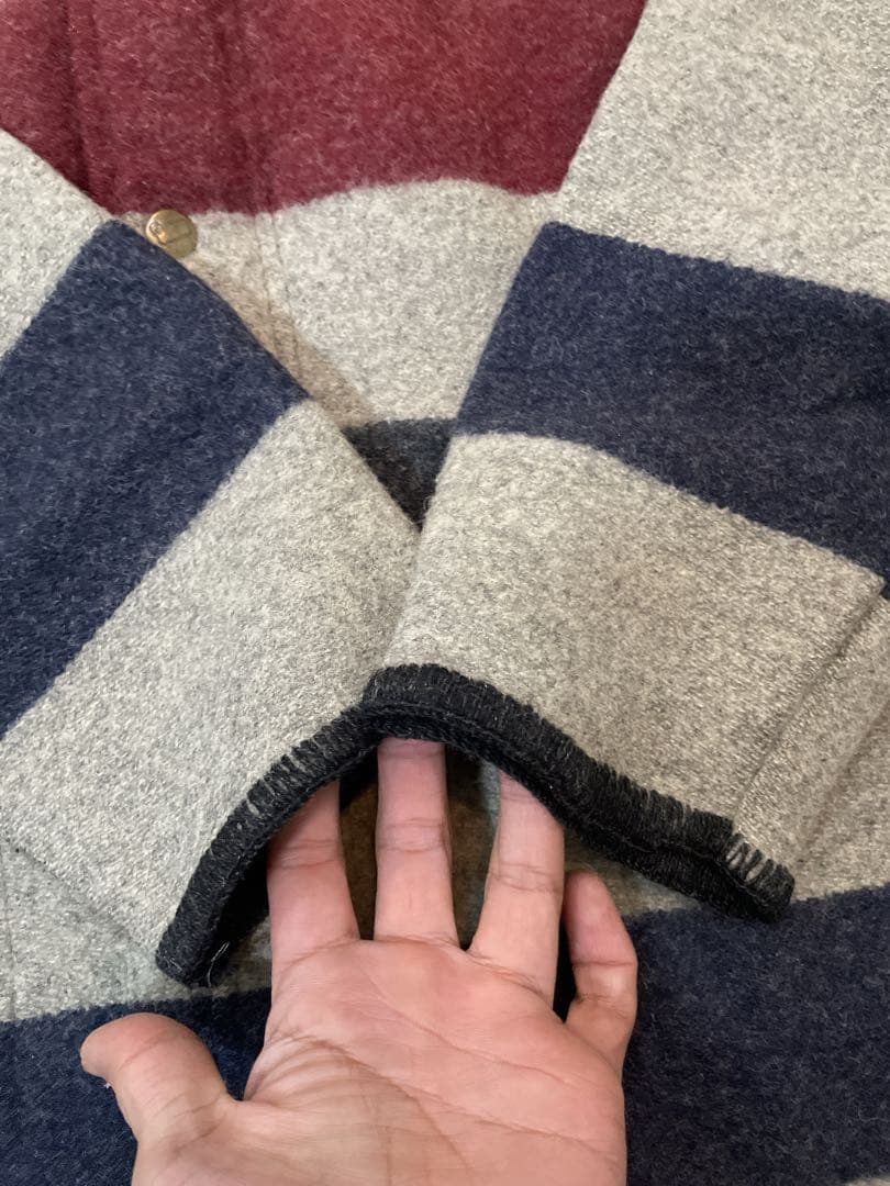 希少 70s USA製 woolrich ウールリッチ vintageコートXL