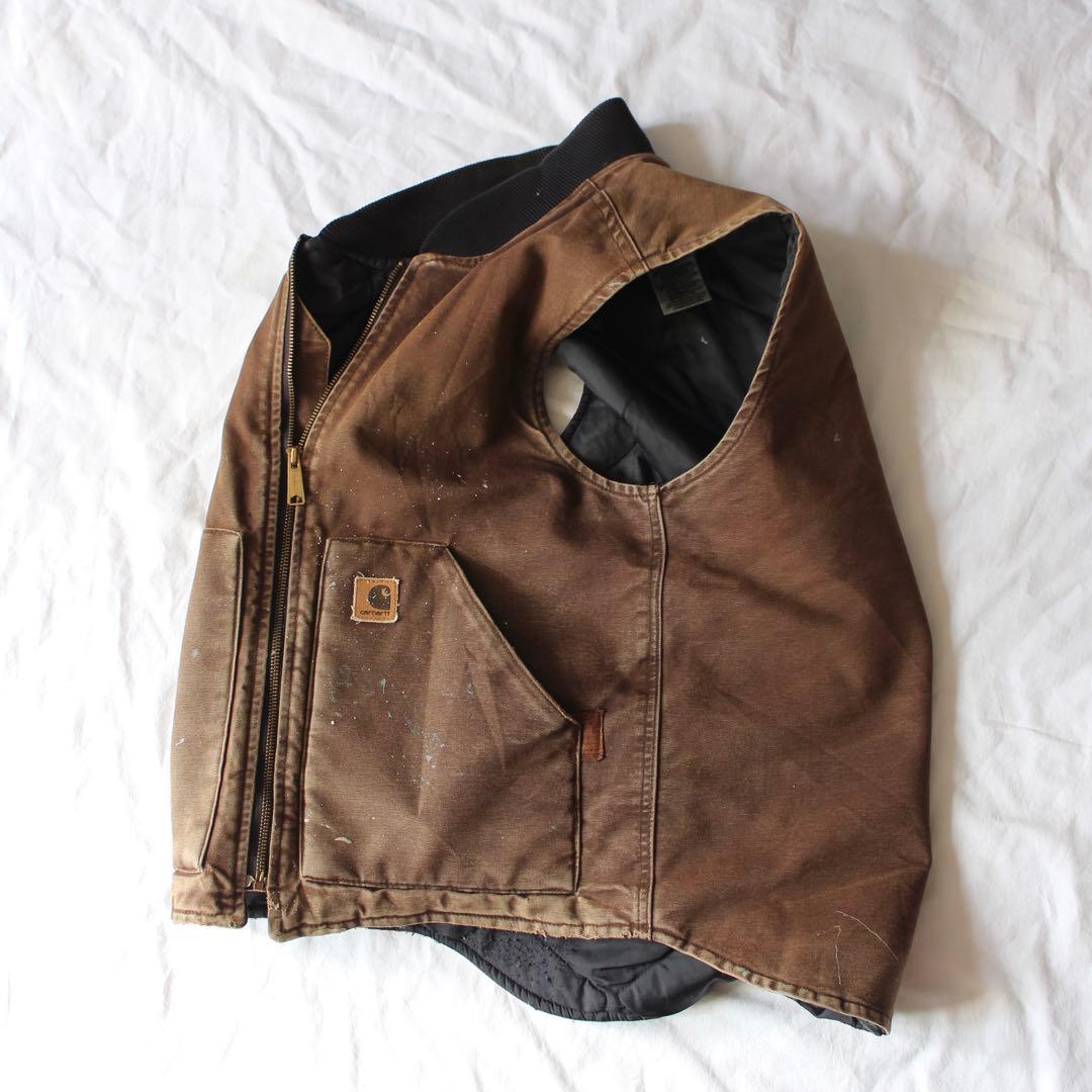 リアルワーク Carhartt ダックベスト ワークベスト DKB usa M