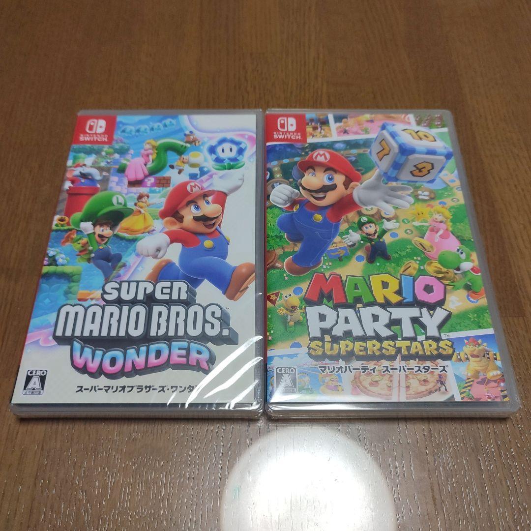 新品未開封　スーパーマリオブラザーズ ワンダー　マリオパーティ スーパースターズ