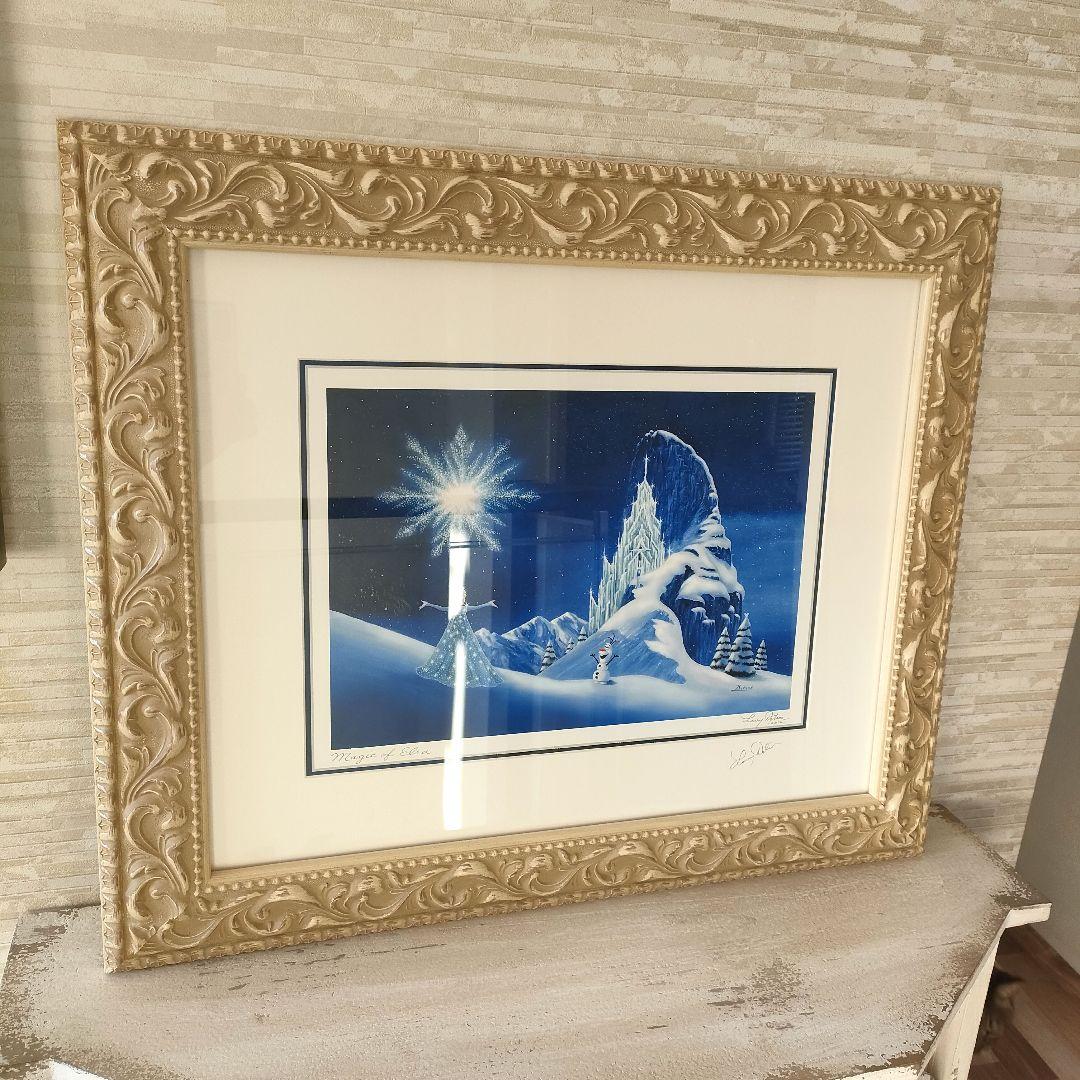 【限定品】アナと雪の女王 サイン入りアート Magic of Elsa