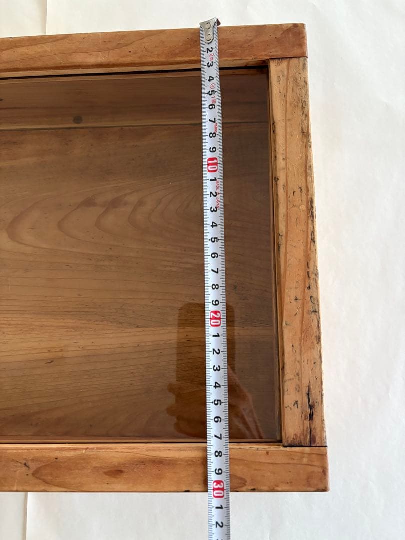 木製ガラス蓋付きボックス　アンティーク 表参道のpejite青山で購入