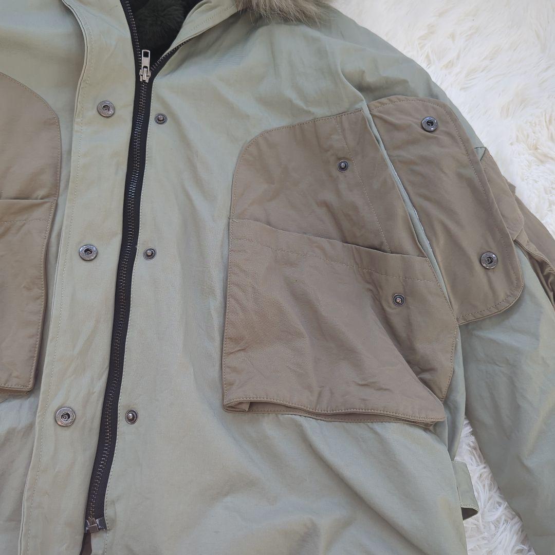 PaulineBleu　ポリーヌブロー ラクーンファーモッズパーカー　ジャケット