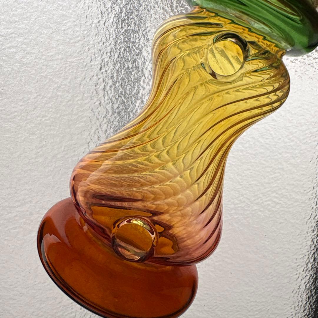 耐熱ガラスのお香立て Incense Stand グラデーション