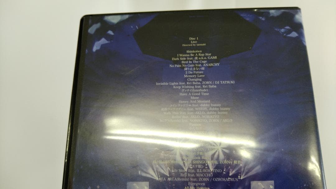 短時間再生済み DVD 2枚組 ZORN My Life at 日本武道館