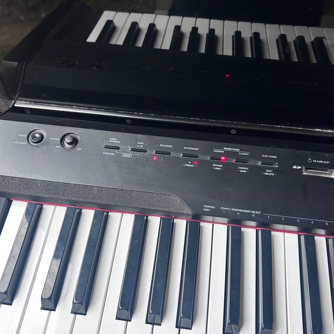 CASIO PX-830 ブラック 電子ピアノ 椅子付き　引き取り限定