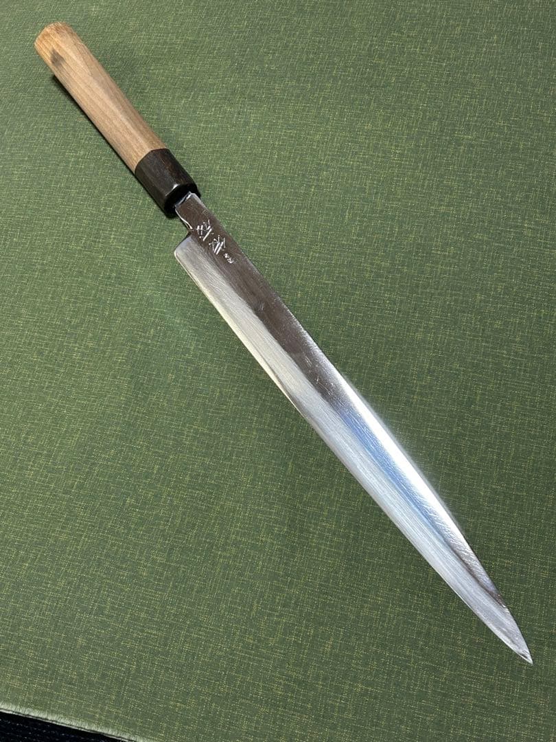 柳刃包丁　祐成　尺　白鋼