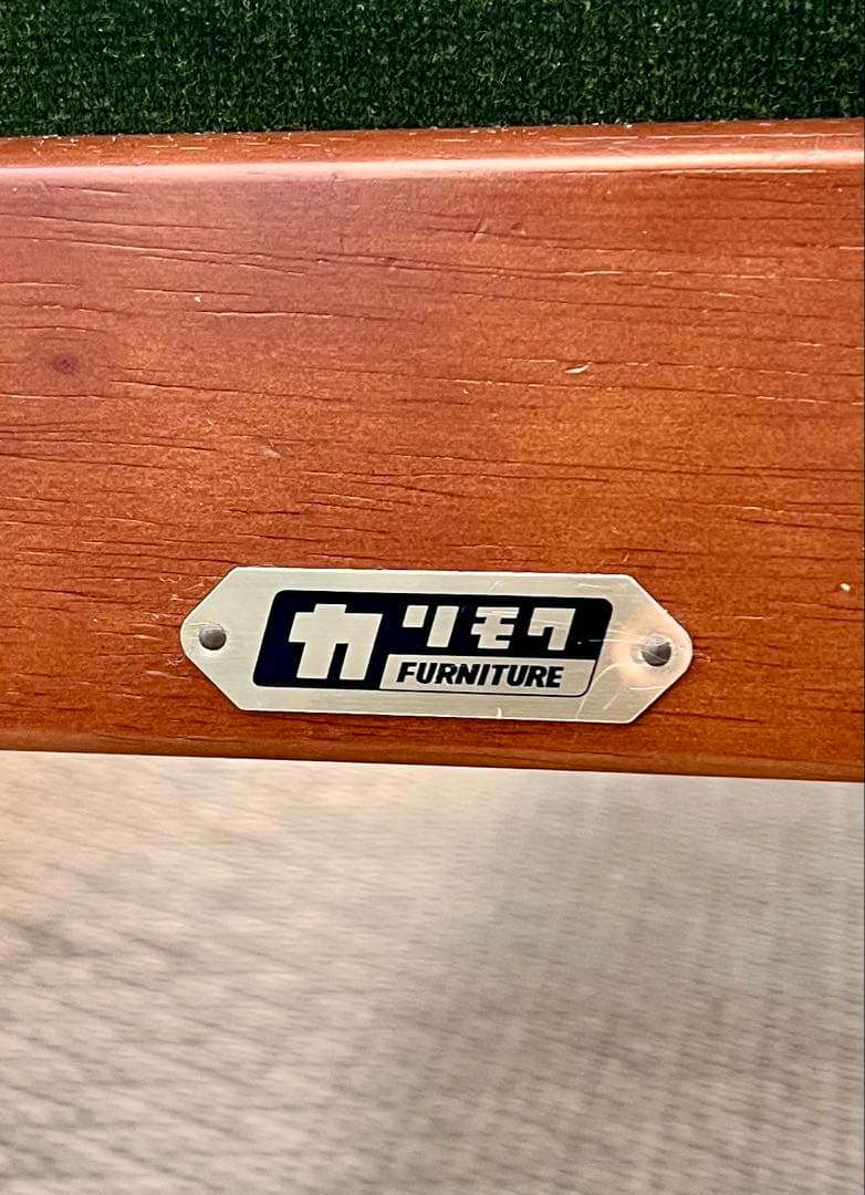 ③ 【送料込み】カリモク60 Kチェア モケットグリーン　2人掛けソファ