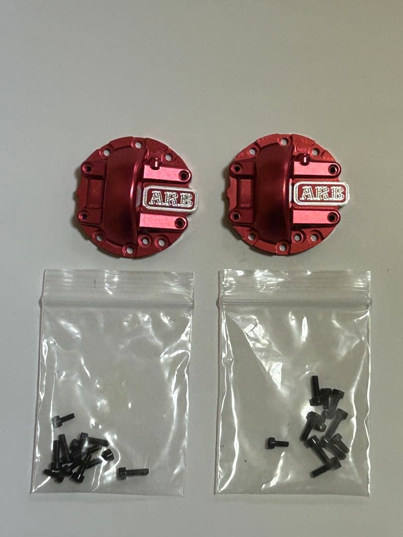 RC4WD ARBデフカバー（レッド）2個セット