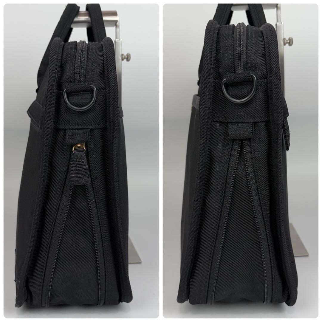 ポーター ポジション 2way ビジネスバッグ ショルダー ロゴ 自立 黒