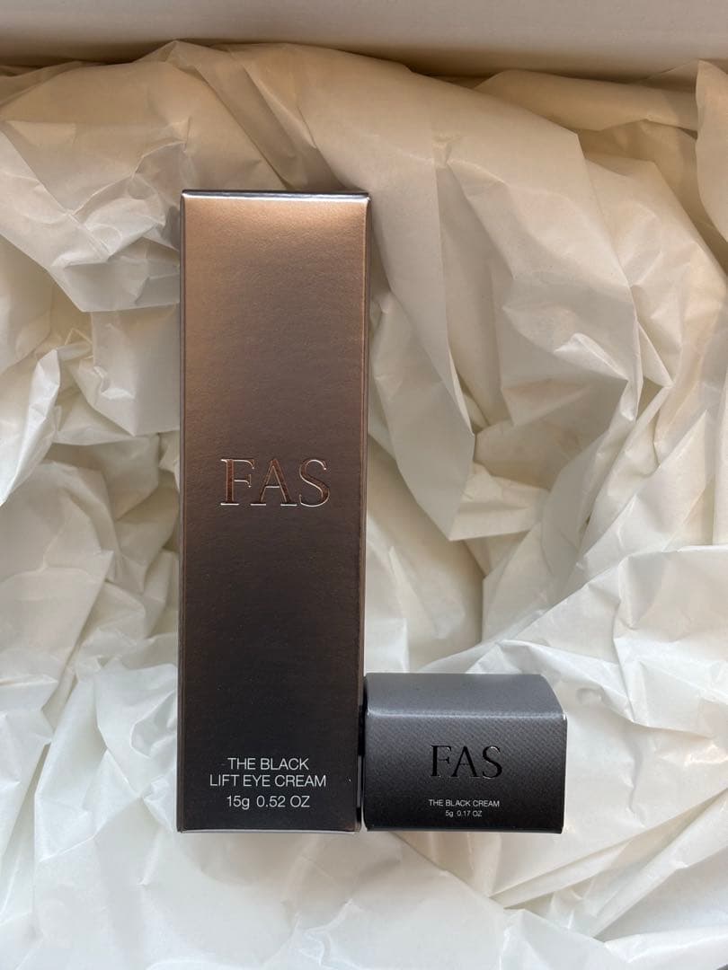 ⚪︎FASザブラックリフトアイクリーム15g&クリーム5g