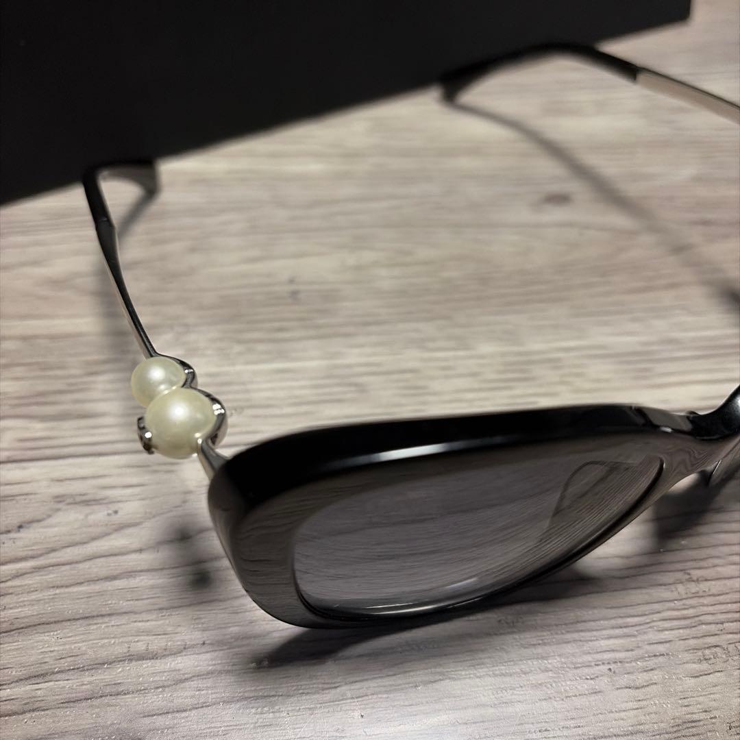 CHANEL ブラック キャットアイ サングラス シャネル 眼鏡