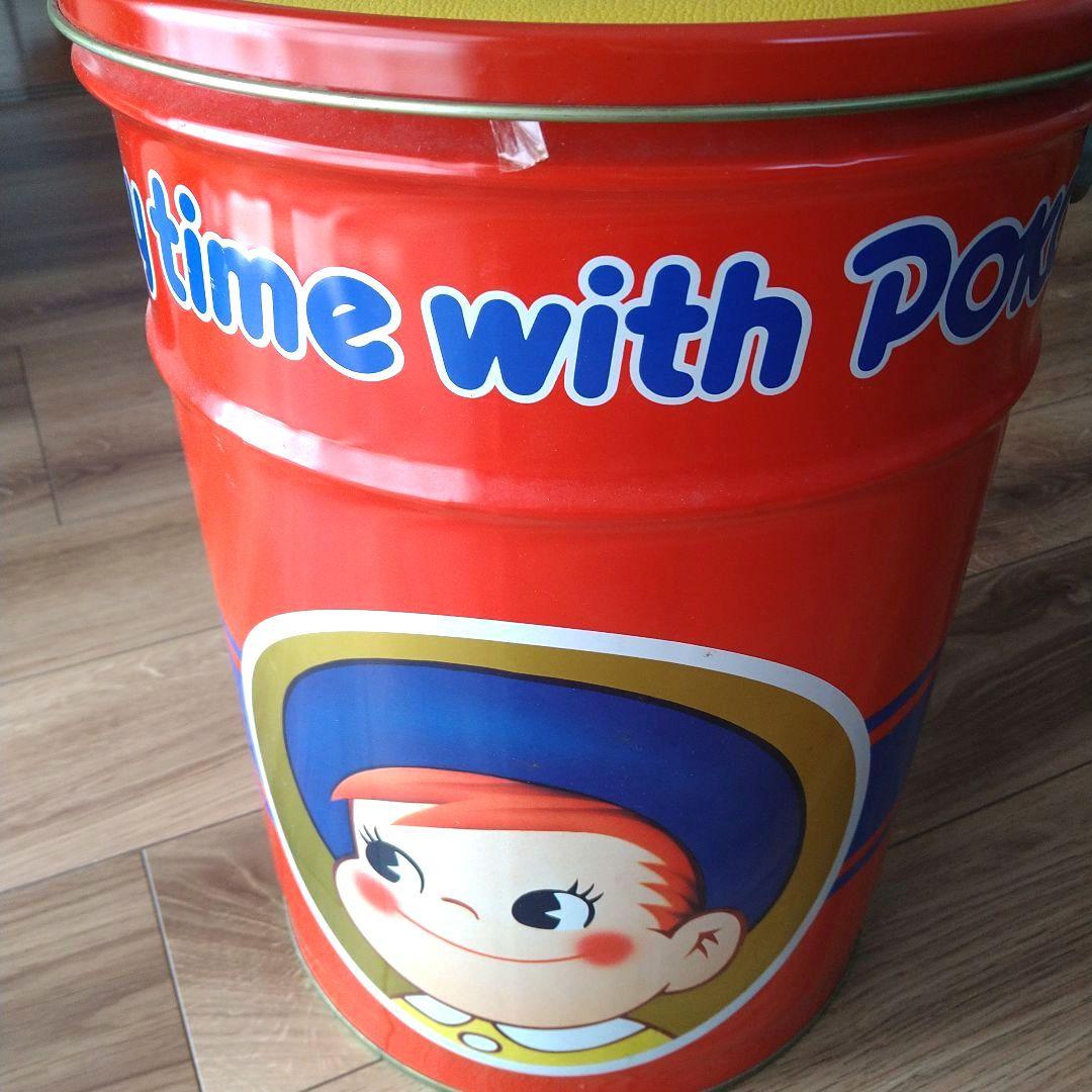 不二家☆ペコちゃん缶スツール