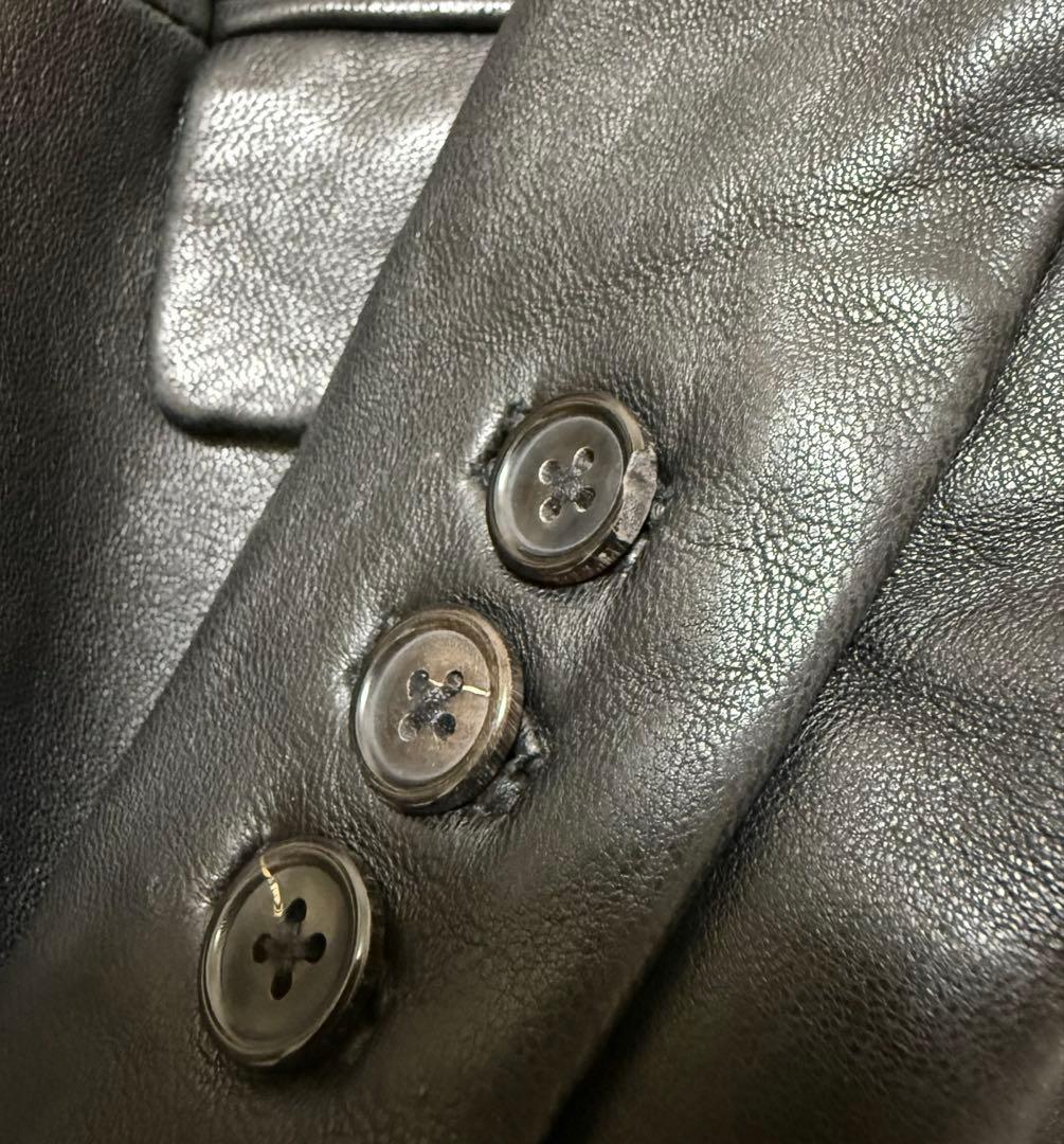 23区HOMME ラムレザー　テーラードジャケット