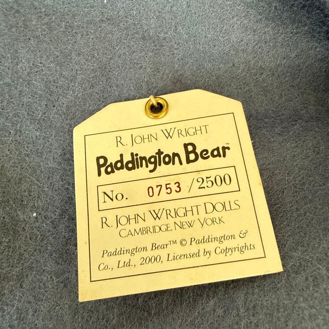 希少パディントンベア♪Ｒジョンライト