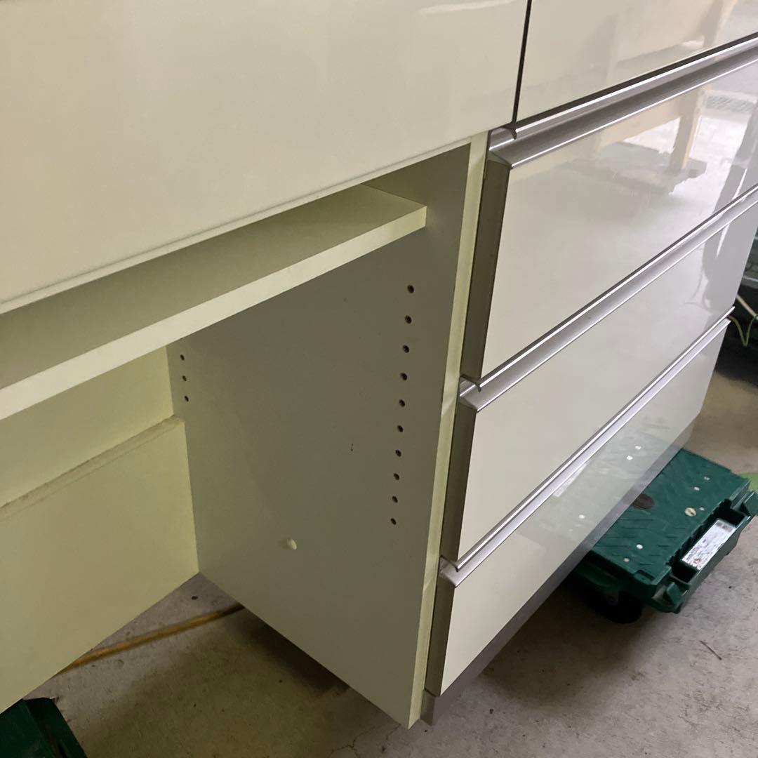 【美品】AYANO 綾野製作所　カップボード　食器棚 幅140cm 高さ202