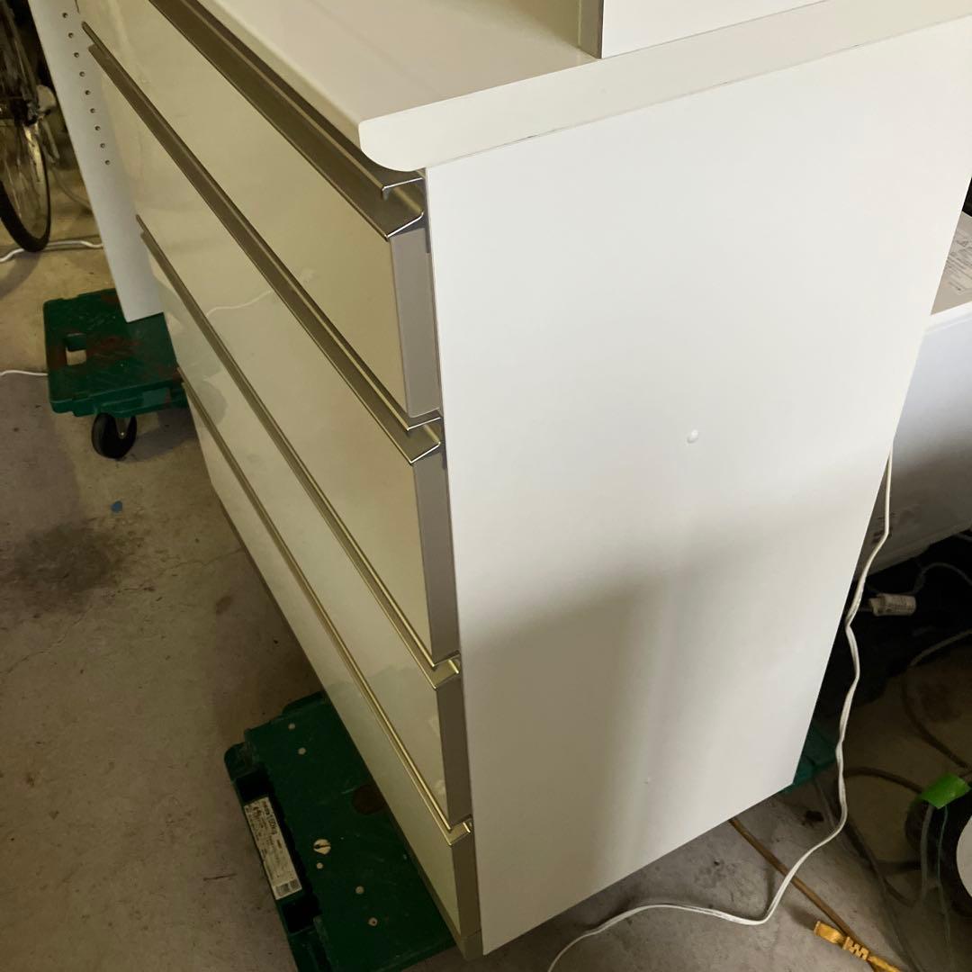 【美品】AYANO 綾野製作所　カップボード　食器棚 幅140cm 高さ202