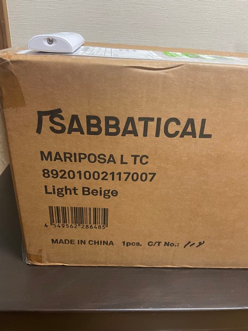 SABBATICAL MARIPOSA L TC タープ ライトベージュ