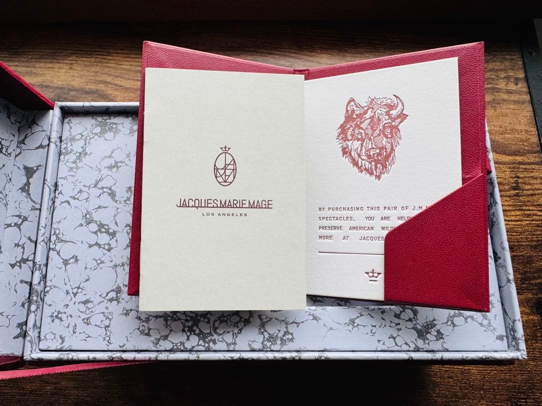 【takka】★美品★JACQUESMARIEMAGEメガネケース　箱