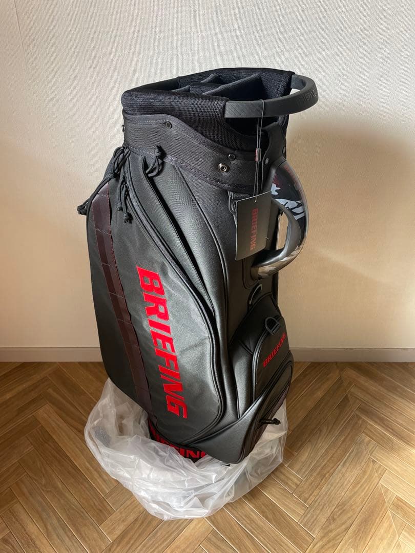 新品未使用 CR-5 #04 黒ブラック ブリーフィングゴルフキャディバッグ