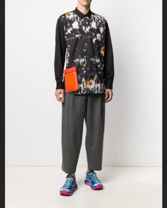 COMME des GARCONS SHIRT / 2タックウールテーパードGY