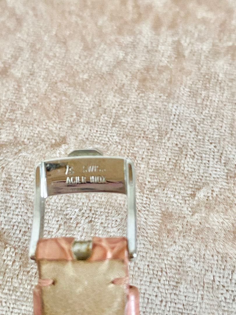 【中古品】Chopard スクエアフェイス 時計 ピンク