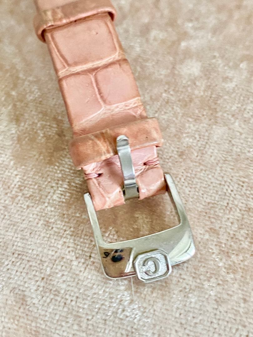 【中古品】Chopard スクエアフェイス 時計 ピンク