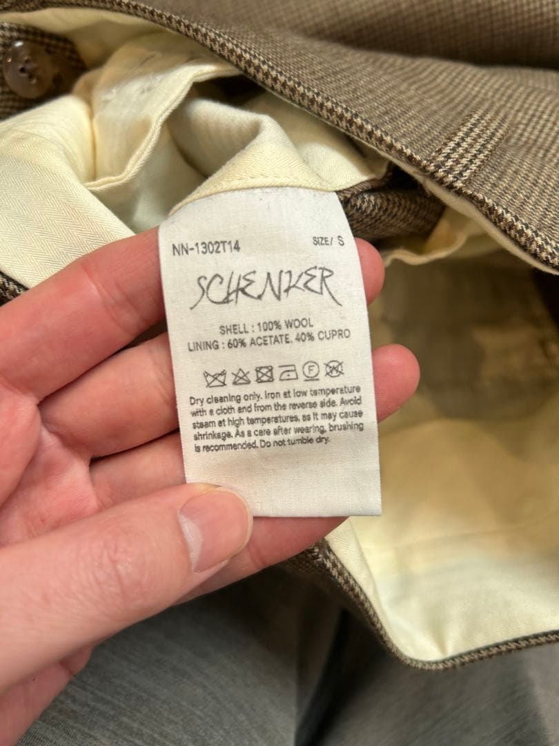 パンツ NICENESS SCHENKER FLYING V TROUSERS