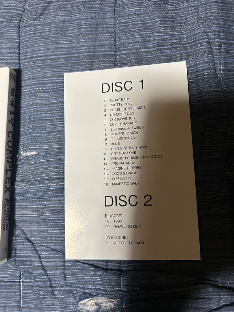 2011complex日本一心DVD➕2024日本一心新品未開封Ｔシャツ➕グッズ