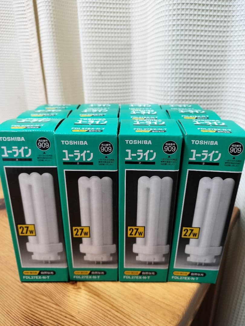 TOSHIBA FDL27EX-N-T 27W 蛍光ランプ 新品 12個セット
