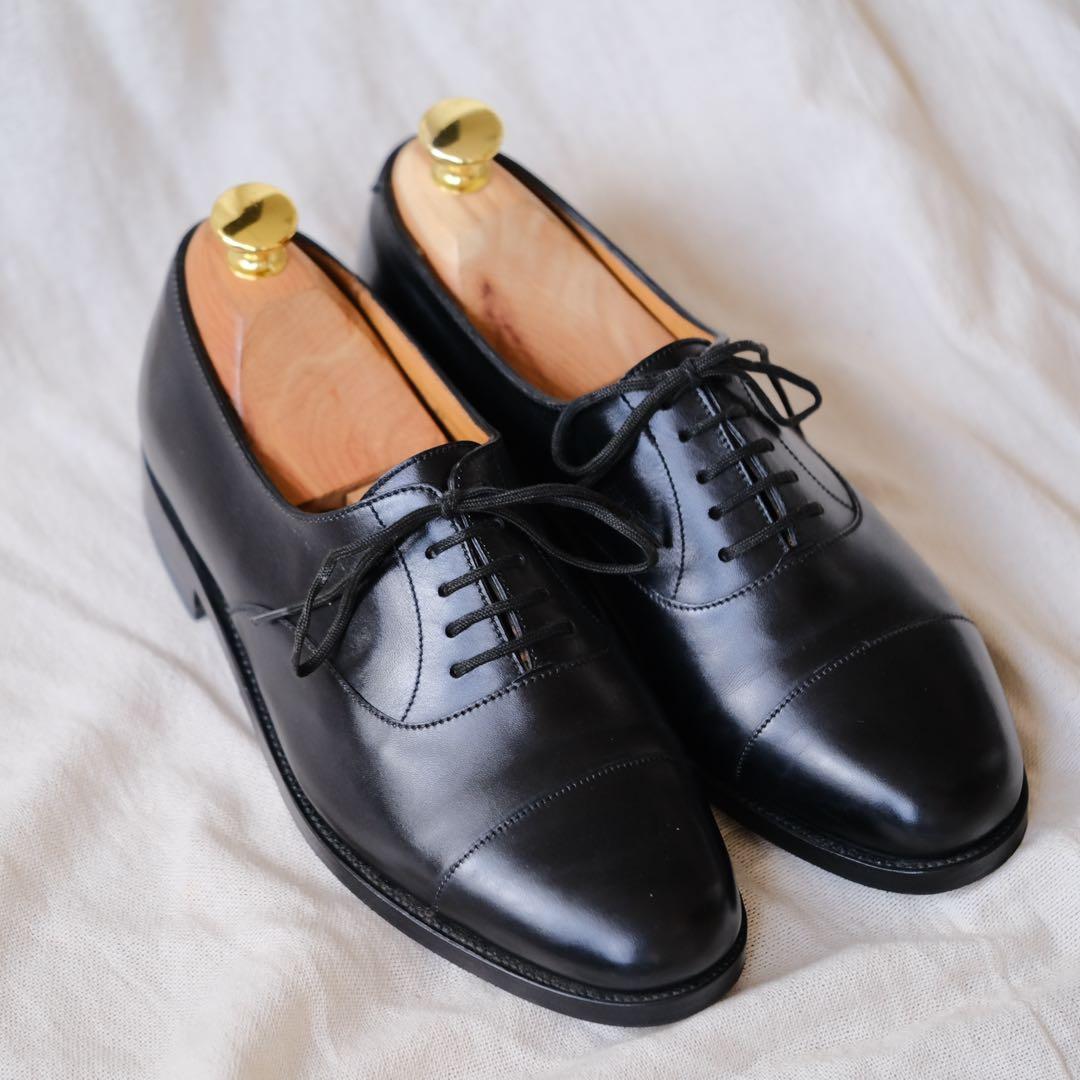 J.M.WESTONジェイエムウェストン 300ストレートチップ黒3 1/2E