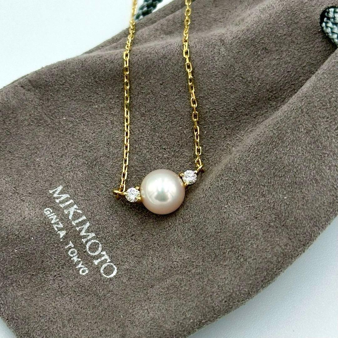 MIKIMOTO ミキモト K18 アコヤ真珠 パール ラウンド 一粒 ©218