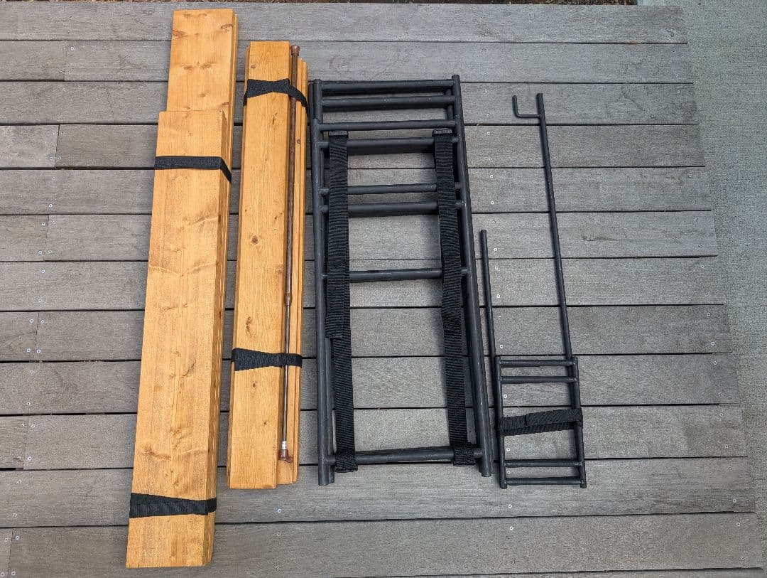 DOD テキーラキッチンレッグ、ランタンレッグ、棚板セット