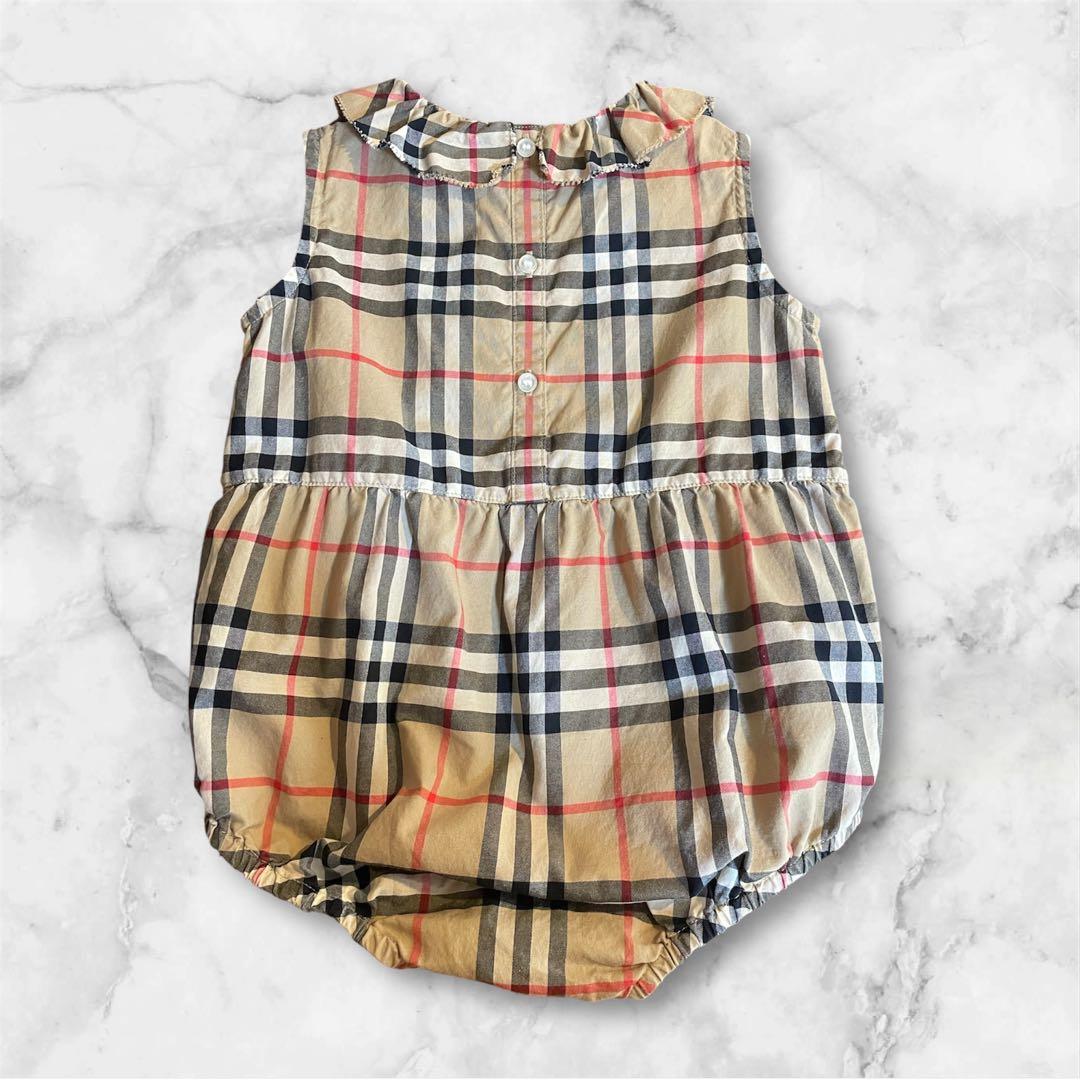 専用　BURBERRY バーバリー　ロンドン ノバチェック　ロンパース　80