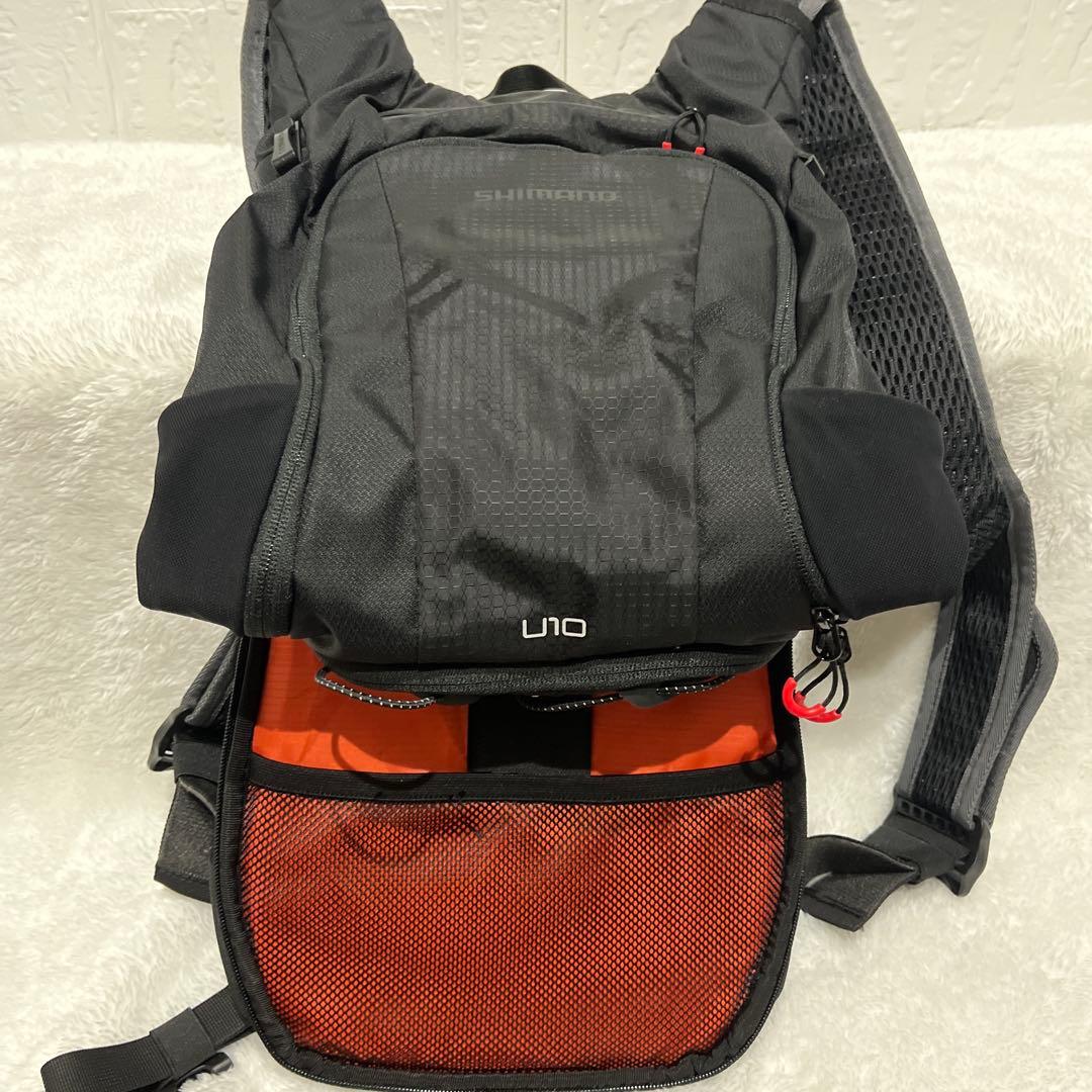 【新品】SHIMANO シマノ U10 バックパック サイクリング ブラック