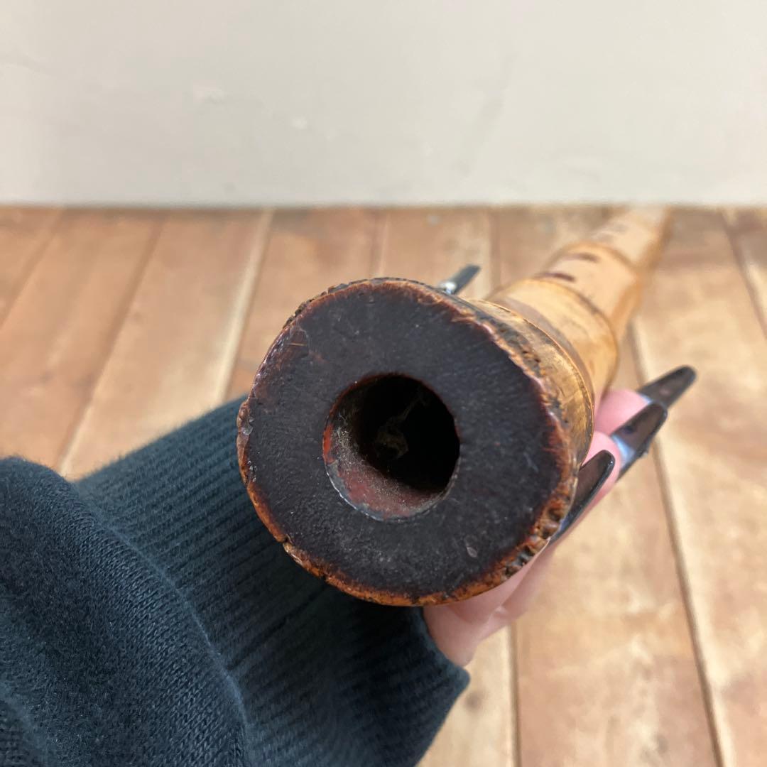 昭和レトロ 尺八 竹製 木管楽器 管楽器 雅楽器 古楽器 和楽器 楽器 笛 竹笛