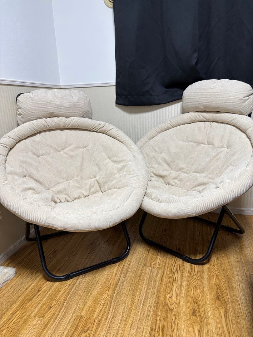 Hinata Life ひなたライフ 2wayフォールディングチェア 椅子 2脚