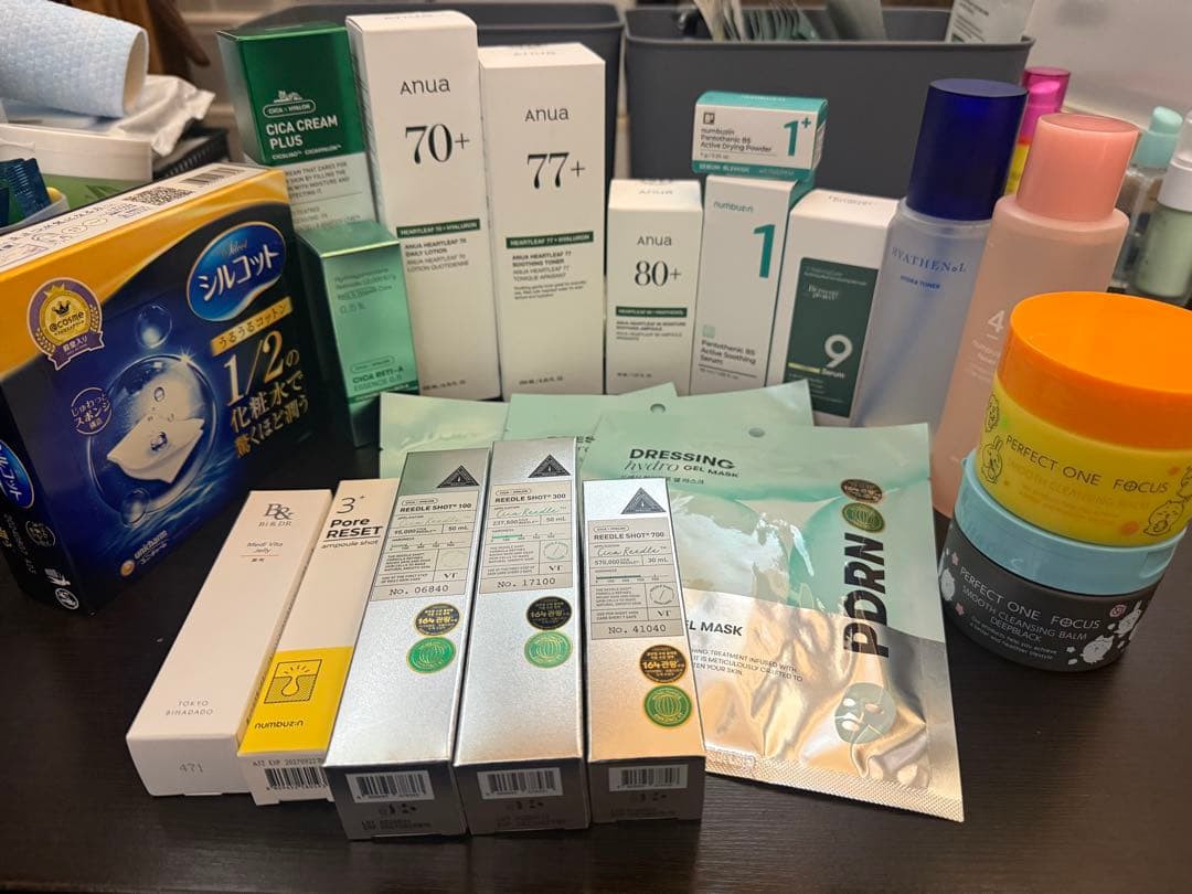 【山崎】スキンケア セット アヌア ナンバーズイン VT リードルショット