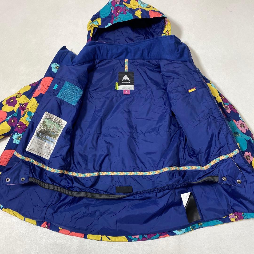 BURTON 花柄 スノーボード ウェア 上下 セット アップ M 140cm